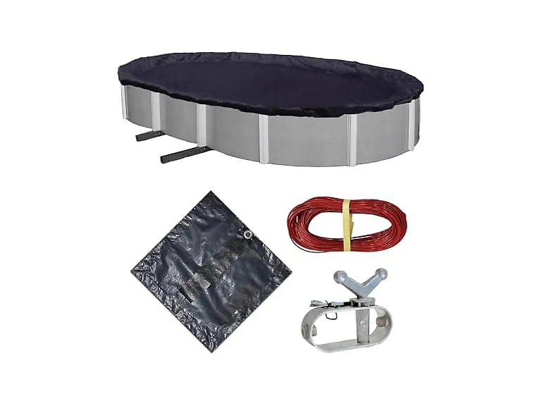 Blue Wave Bronze 8-Year 15 ft x 30 ft Oval Above Ground Pool Cover