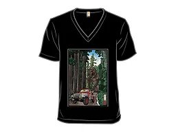 T-Rex Chase Woodblock
