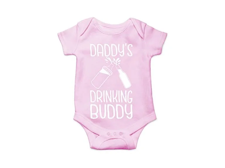 Belle Homie (6 MOS) Daddy's Drinking Buddy Romper
