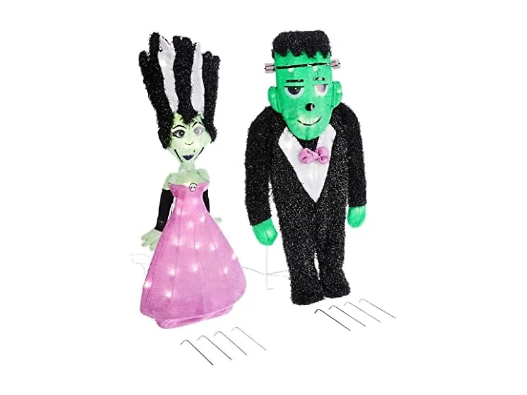 28" 2-Pc Monster & Bride Outdoor Display