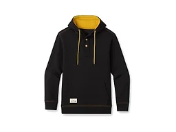 Field & Stream Men's Shoveler Ring Neck 1/4 Zip Hoodie, Black, Small
