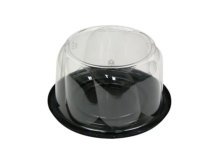 PACTIV Cakecont 7.75X4.25 Plas Blk
