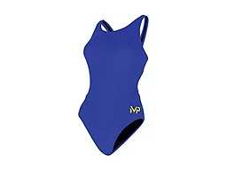 Michael Phelps Solid Comp Back Swimsuit