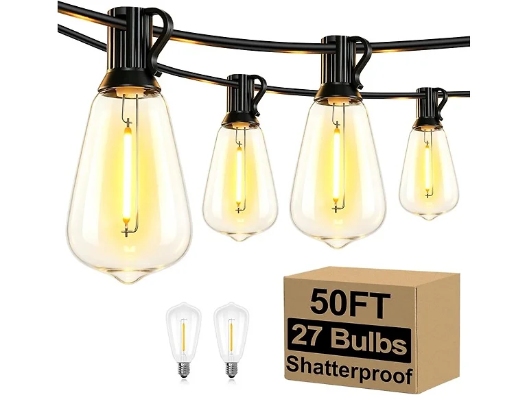 Brightever KN-ST38-50FT25T-1 50FT LED Outdoor String Lights