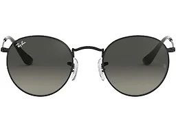Ray-Ban RB3447N 002/71 50 50-21-146 Ray-Ban RB3447n Round Sunglasses Black/LIGHT GREY GRADIENT DARK GREY