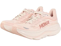 Hoka 1162012-RLTT 10.5 Hoka Bondi 9 Women's Shoes Rose Latte/Rose Cream