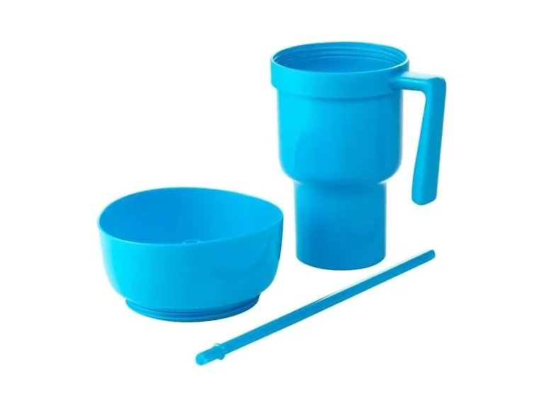 Fun Express Snack & Drink 2-in-1 Combo Turquoise Tumbler