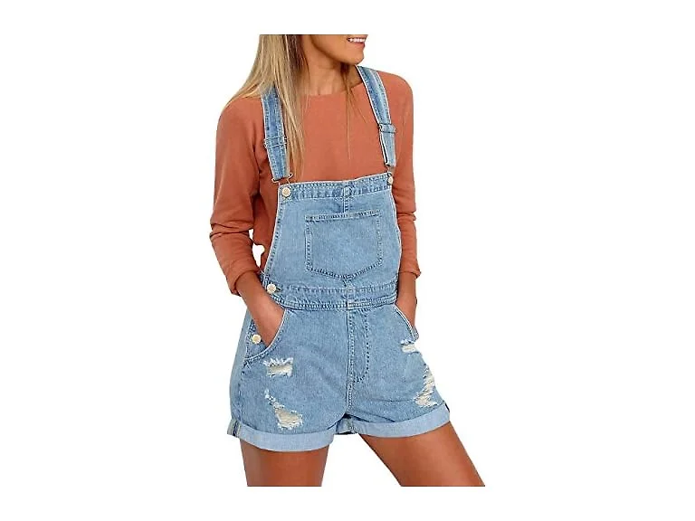 Vetinee Women (S) Classic Adjustable Straps Shorts