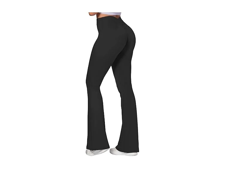 Sunzel Flare Scrunch Leggings 30in L Black