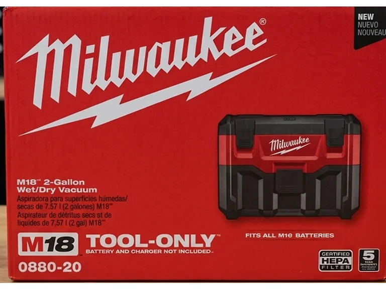 Milwaukee 0880-20 18-Volt Cordless Wet/Dry Vacuum
