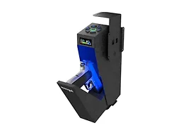 movgul Gun Safe, Biometric Drop Down Bedside Gun Safe Quick Access Handgun Safe Mount Pistol Safe for Desk, Car, Nightstand