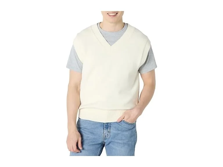 Amazon Essentials Men V-neck Vest (Small)