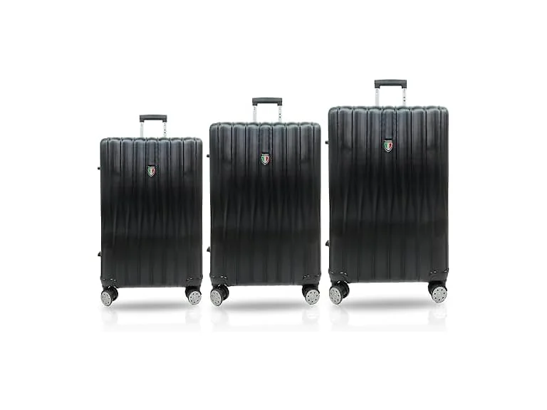 Tucci Italy Baratro Hardside Spinner Luggage Set of 3
