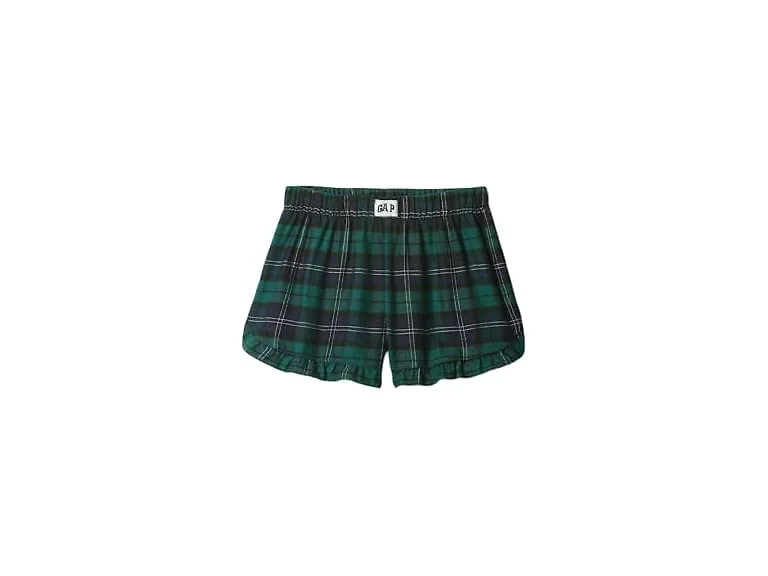 GAP Girls (6) Long Sleeve Shorts Pajama Set