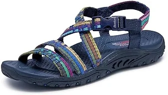 Skechers Women's Reggae Sew Me Boho Woven Strappy