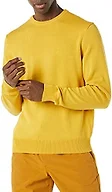Amazon Essentials Men's Crewneck Sweater (Available in Big & Tall), Gold, X-Small