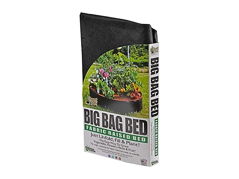 Smart Pots Big Bag Bed Fabric Raised Bed, Black