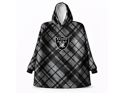 Pegasus FWD-PEG-NFL-6R25 NFL Team Cozy Sherpa Hoodie - OSFM Las Vegas Raiders 