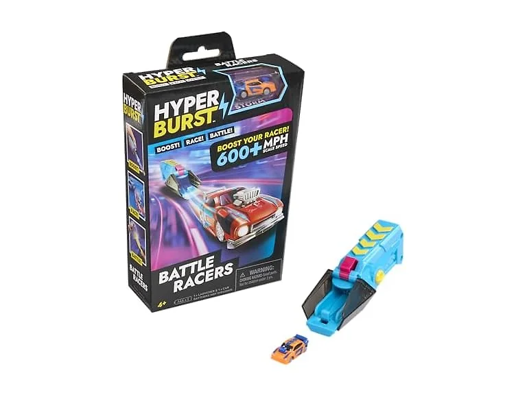 Hyper Burst Battle Racers Orange Storm Car & Launcher