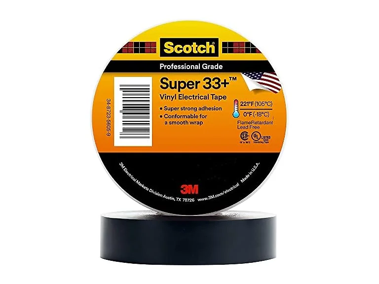 3M Scotch Super 33+ Tape 2in x 36yd