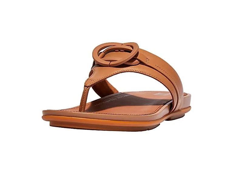 FitFlop Gracie Circlet Leather Sandals (Open Box)