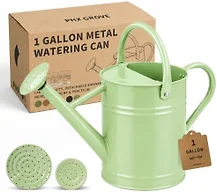 PHX Grove W2396 Metal Watering Can Sunflower2