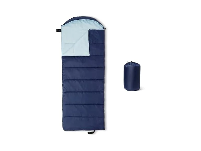 Amazon Basics 50F Warm Weather Bag - Navy Blue
