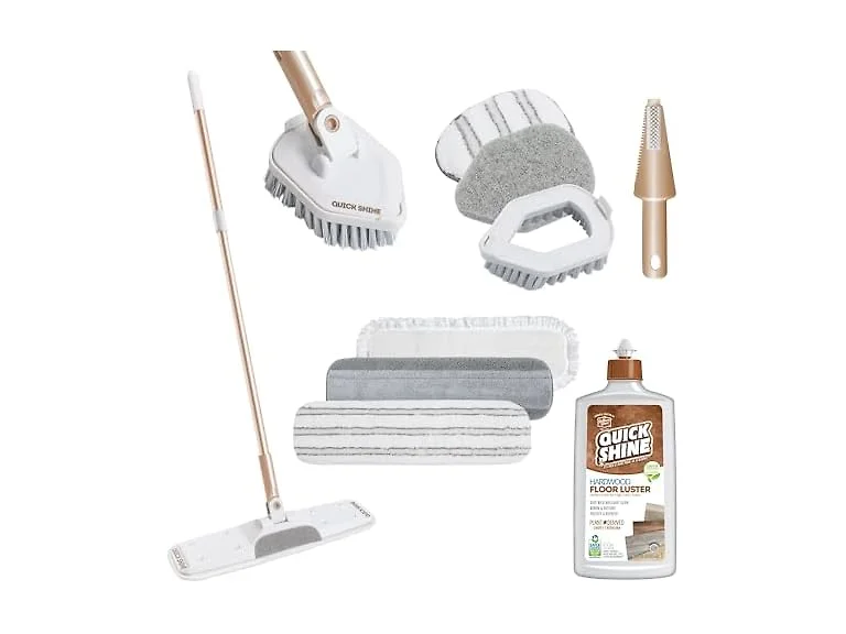 Quick Shine Clean + Polish 10 Pc Mop Kit