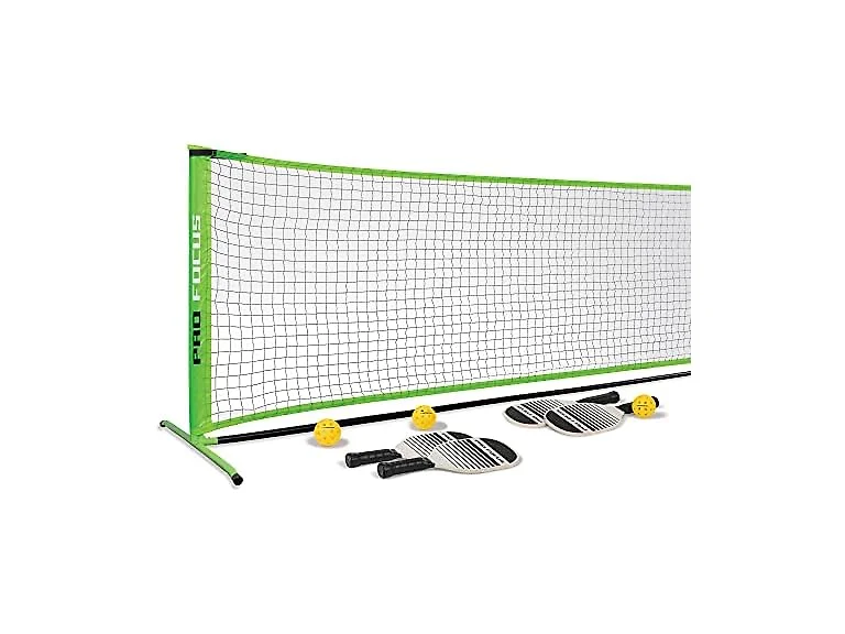 Pro Focus Pickleball Net Set – Includes 4 Player