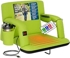 Recl H Stadium Seat w Armrests - Lm