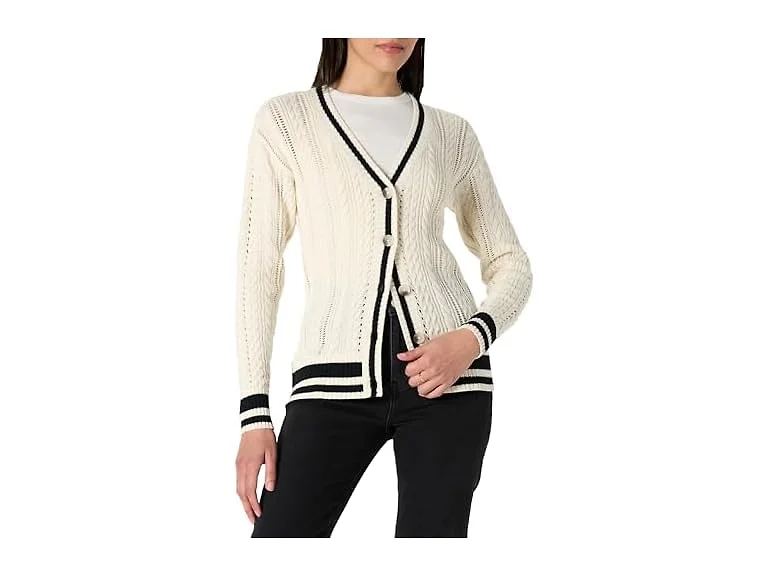 The Drop Ivory/Black Stripe Kyma Open