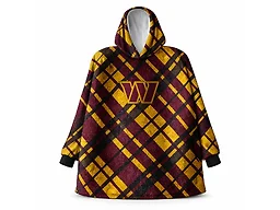 Pegasus FWD-PEG-NFL-6C37 NFL Team Cozy Sherpa Hoodie - OSFM Washington Commanders 