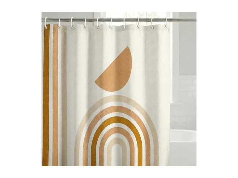 Americanflat 71x74 Boho Shower Curtain - Water-Resistant
