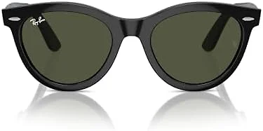 Ray-Ban RB2241 901/31 54 54-21-150 Ray-Ban Rb2241 Wayfarer Sunglasses BLACK/Green Gradient