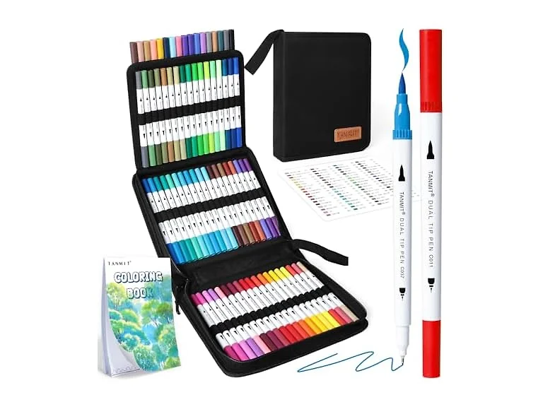 72 Dual Brush Markers for Adult