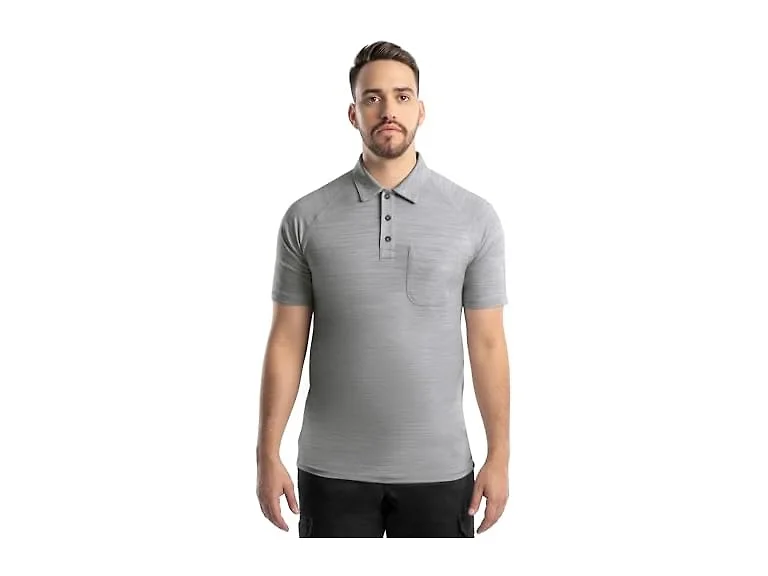 Wrangler Men Performance Workwear Short Polo Shirt