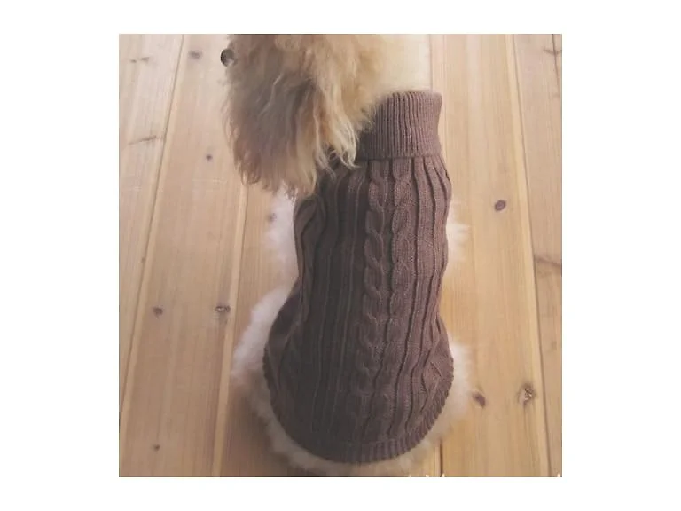 Tangpan Turtleneck Classic Straw-Rope Pro Pet
