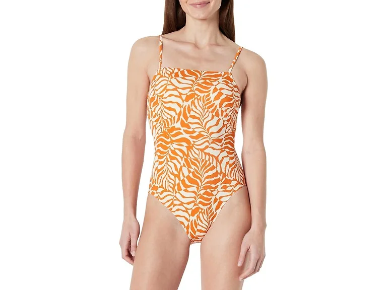 Amazon Essentials Women's Squareneck Swimsuit