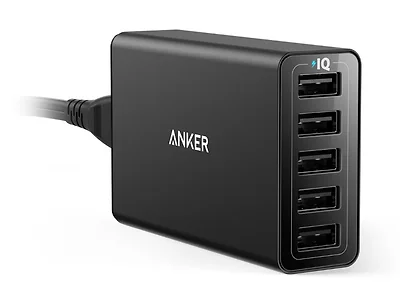 Anker PowerPort 5-Port 40W USB-A Desktop Charging Hub