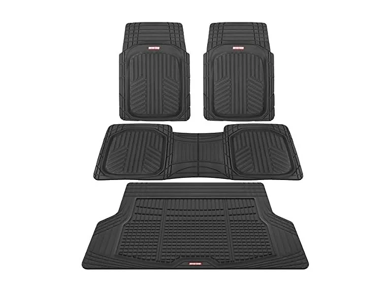 Motor Trend FlexTough Black Floor Mats