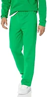 Amazon Essentials Men's Relaxed Fit Fleece Open Bottom Sweatpant, Elastic Waistband, Lounge Pants (Available in Big & Tall), Green, X-Large