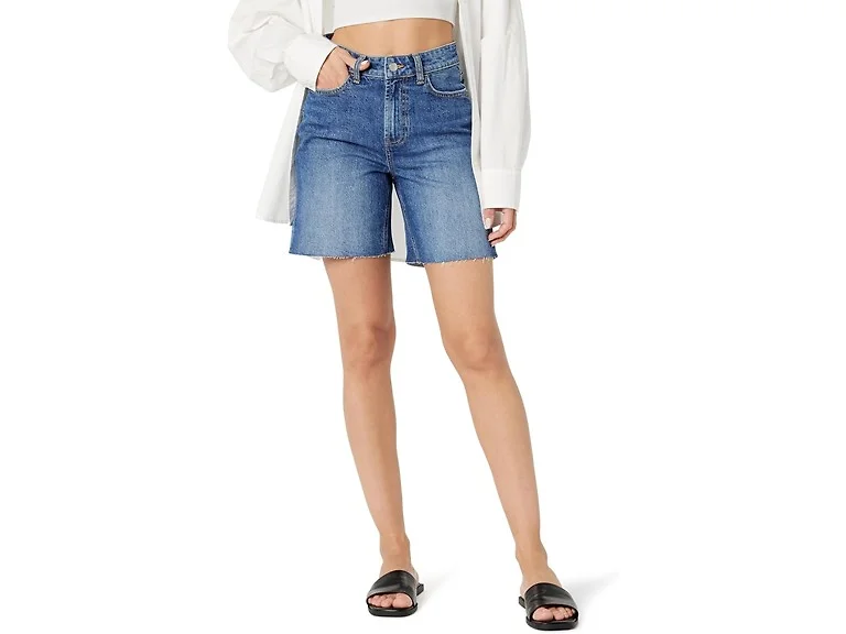The Drop Women (40) Mari Long Relaxed Denim Short