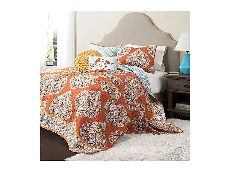 Lush Décor 5Pc Harley Quilt Set, Full/Queen