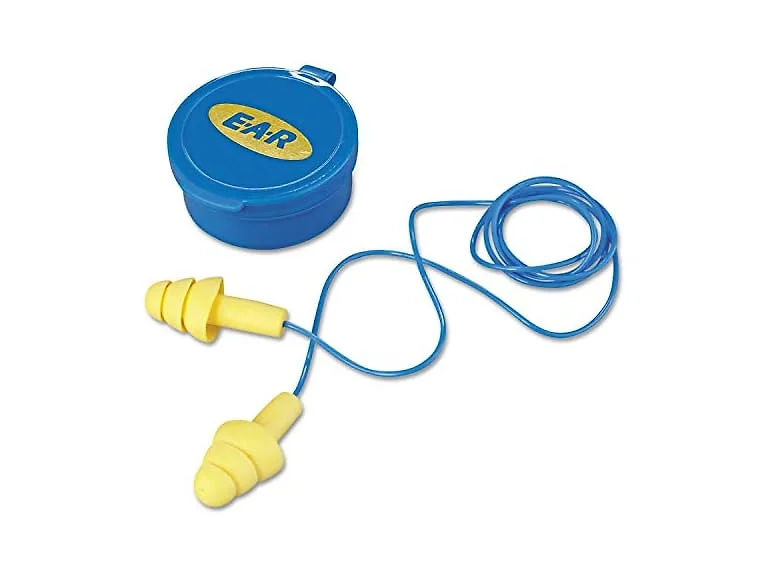 3M E-A-R UltraFit Earplugs 340-4002, Corded, Pack of 50