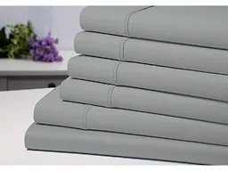 Bamboo 6-Piece 1800 Count Luxury Sheet Set
