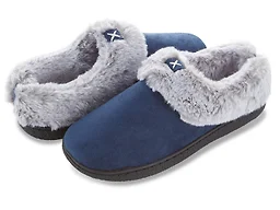 Floopi FLOOPI-380-NVY-S S Womens Microsuede Clog Slipp