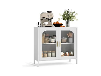 OBEKANN Sideboard Cabinet, White
