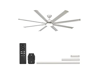 VONLUCE 72" Industrial Ceiling Fan w/ Light