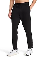 Reebok Men’s Fleece Pant, Standard Fit, 30” Inseam, Midweight Cotton-Poly Fabric, Black, Medium
