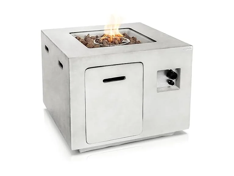 SereneLife Outdoor Propane Fire Pit Table